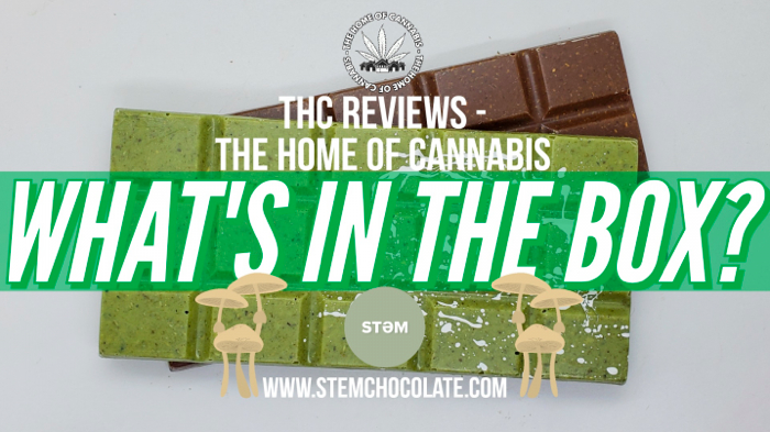 THC REVIEWS UNBOX STEM CHOCOLATE BARS